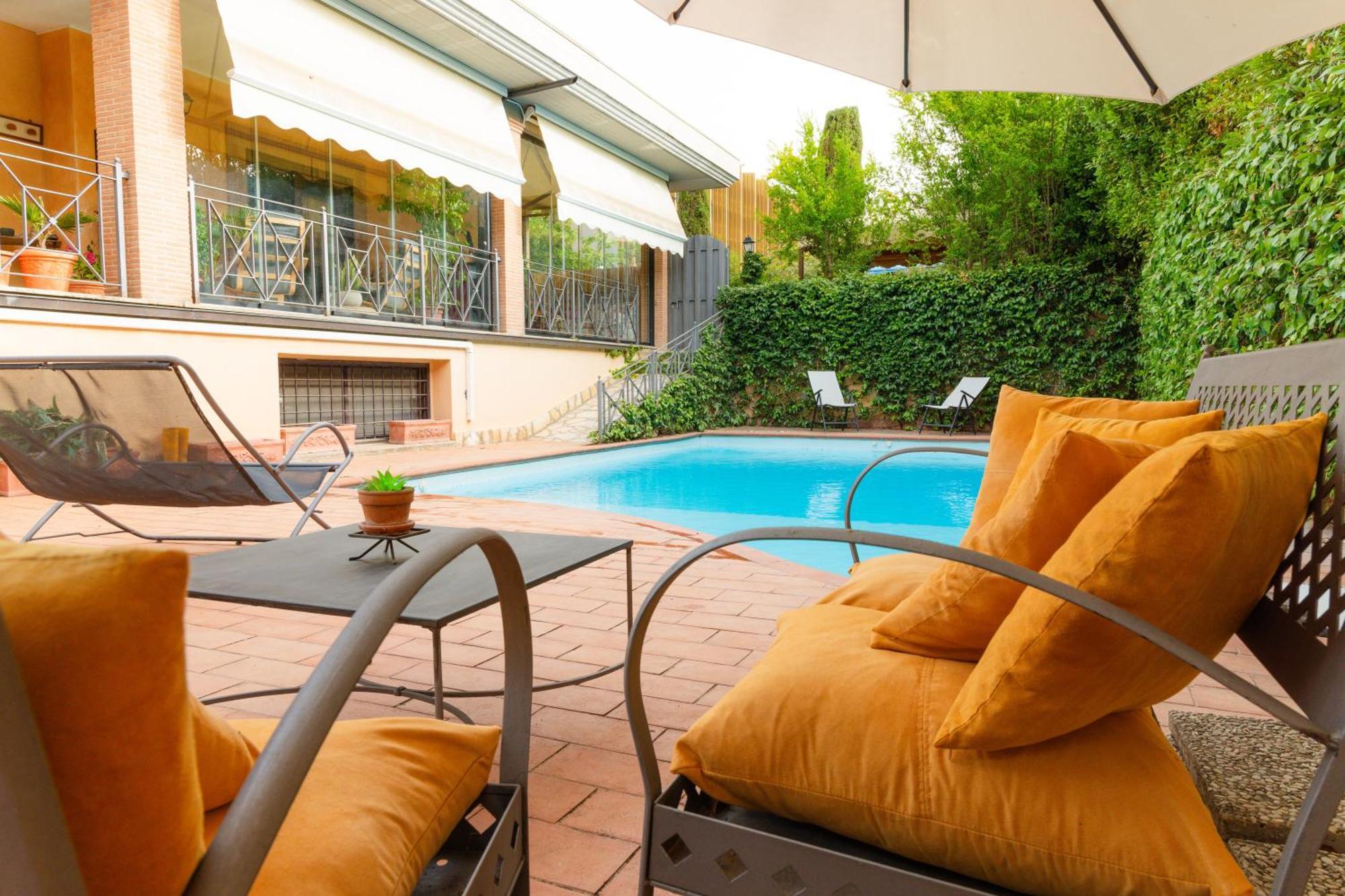 Villa Aureliana With Pool Near San Peter ローマ エクステリア 写真